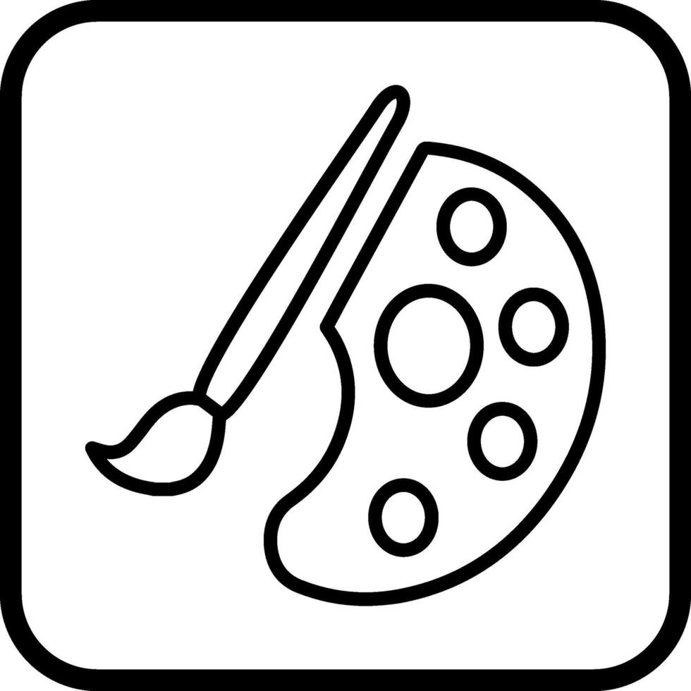 Paint Brush Vector Icon