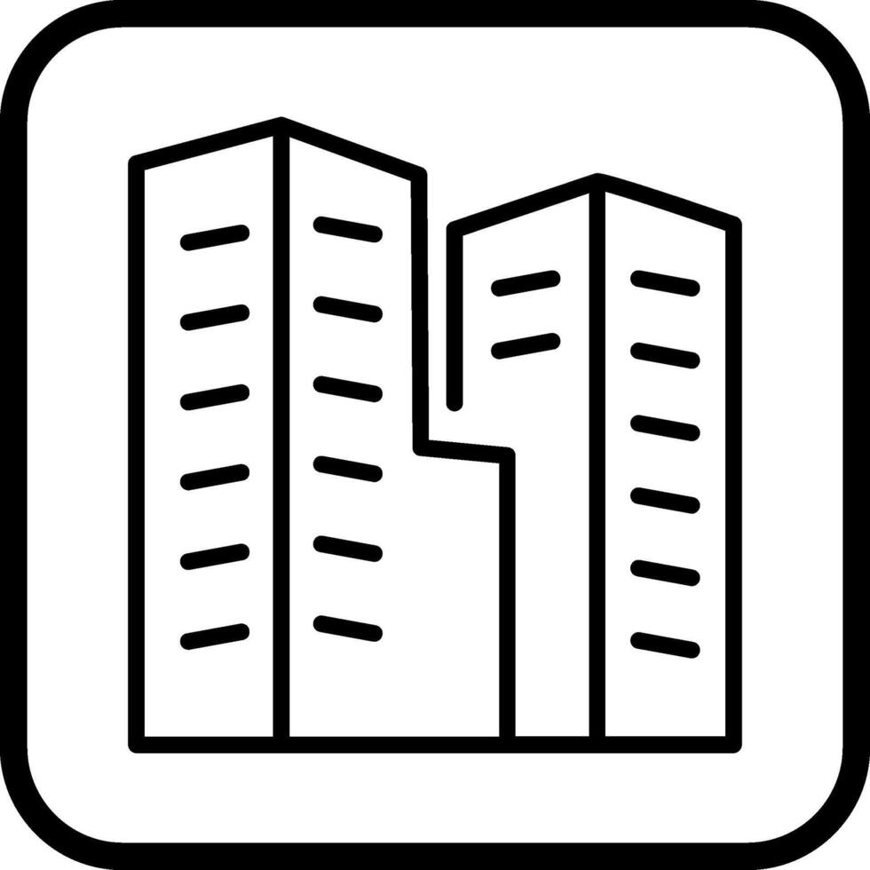 icono de vector de apartamento