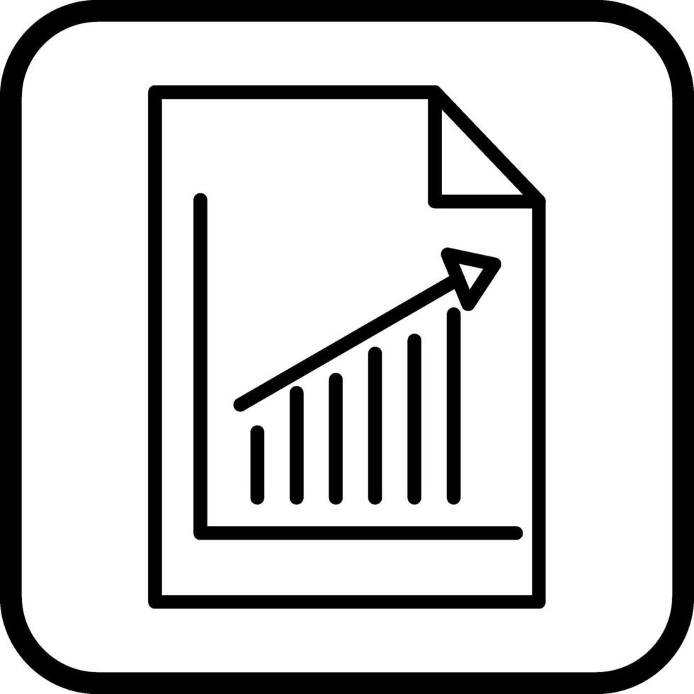 icono de vector de gráfico de informe