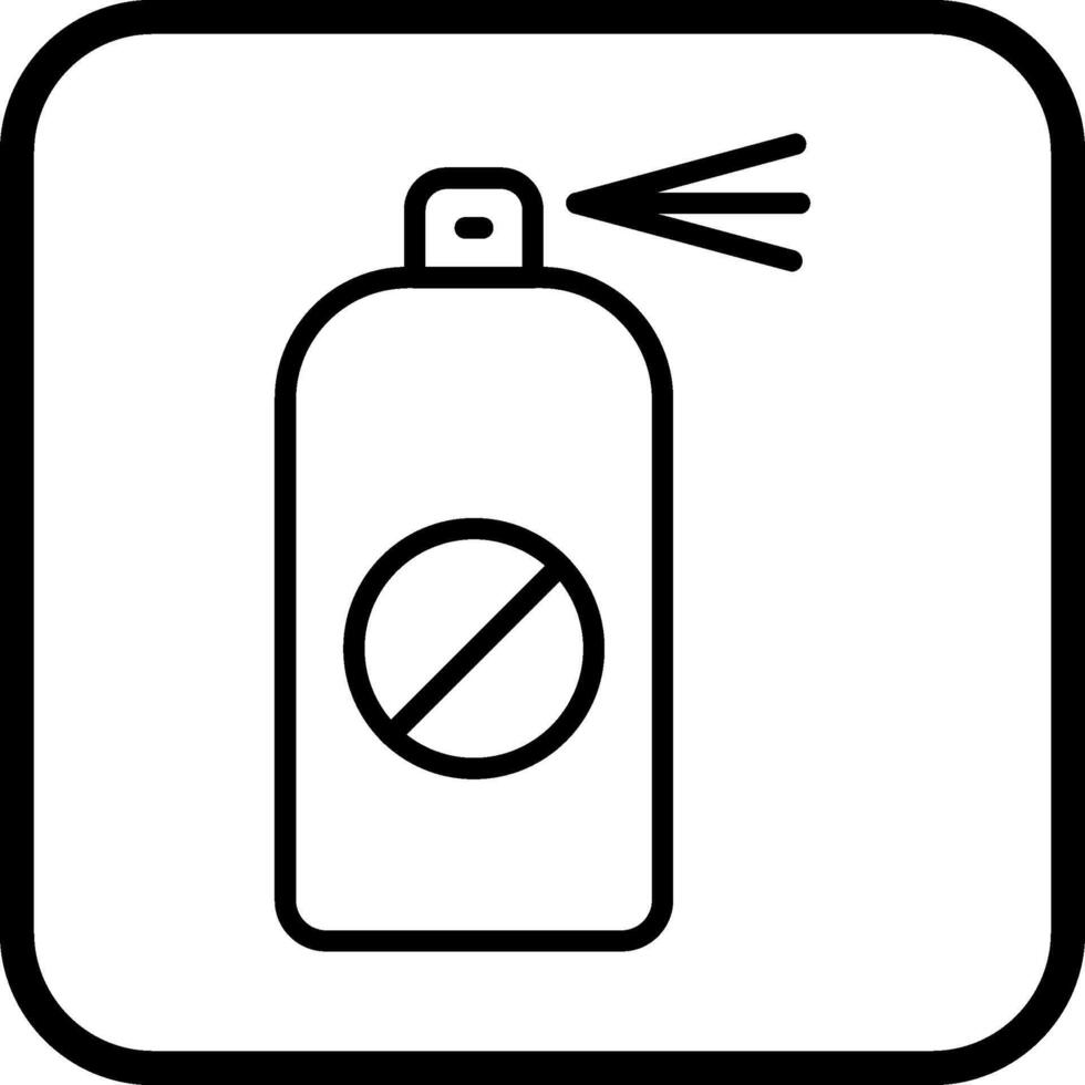 icono de vector de botella de pesticida