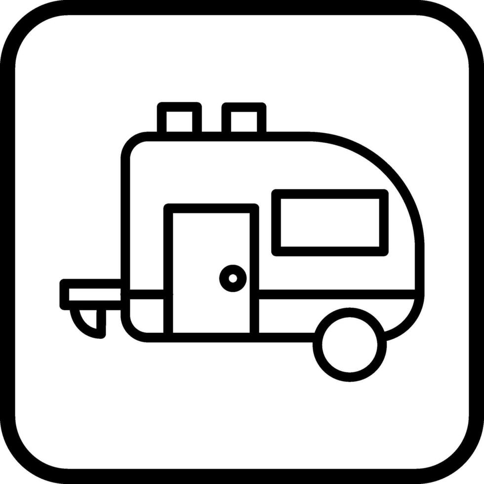Trailer Vector Icon