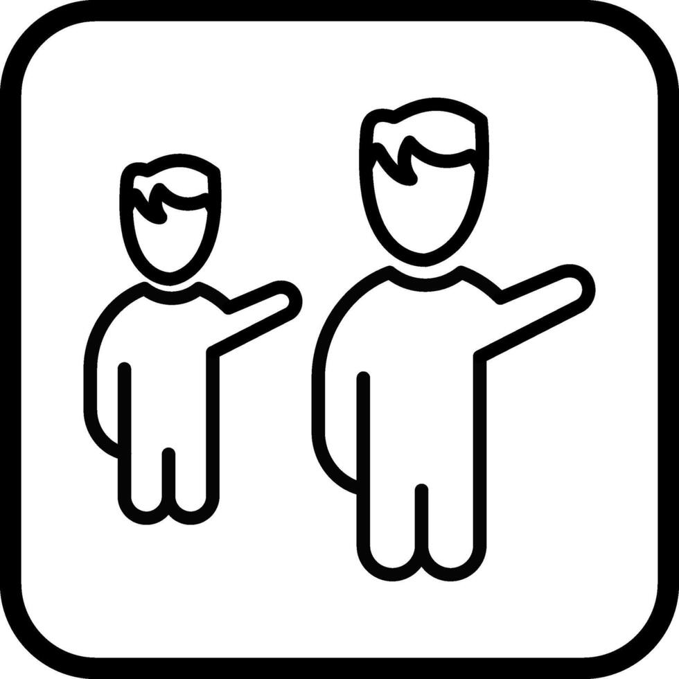 Waving to People II Vector Icon