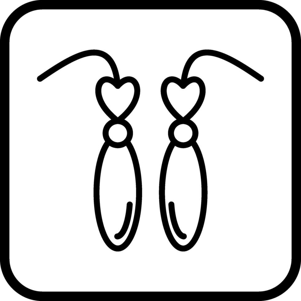 Earrings Vector Icon