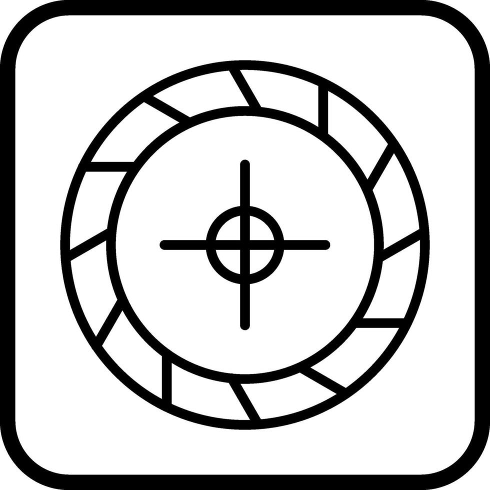 ruleta ii vector icono