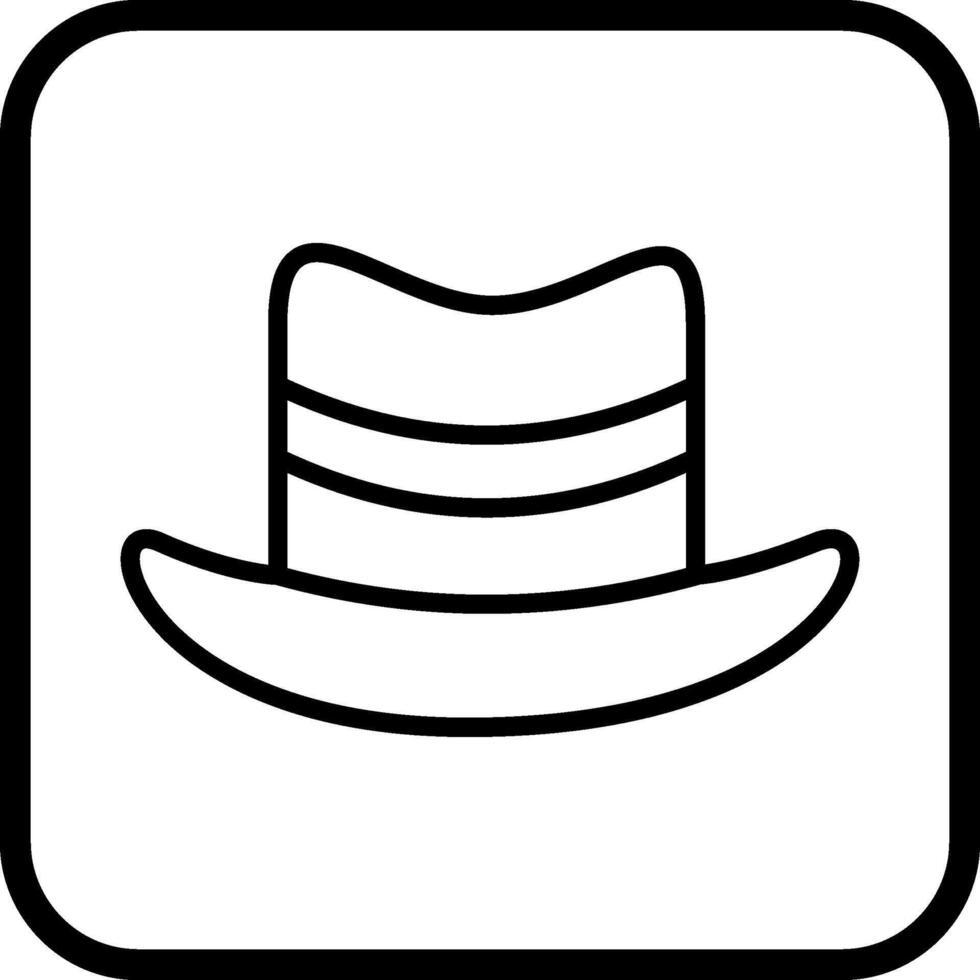 sombrero vi vector icono