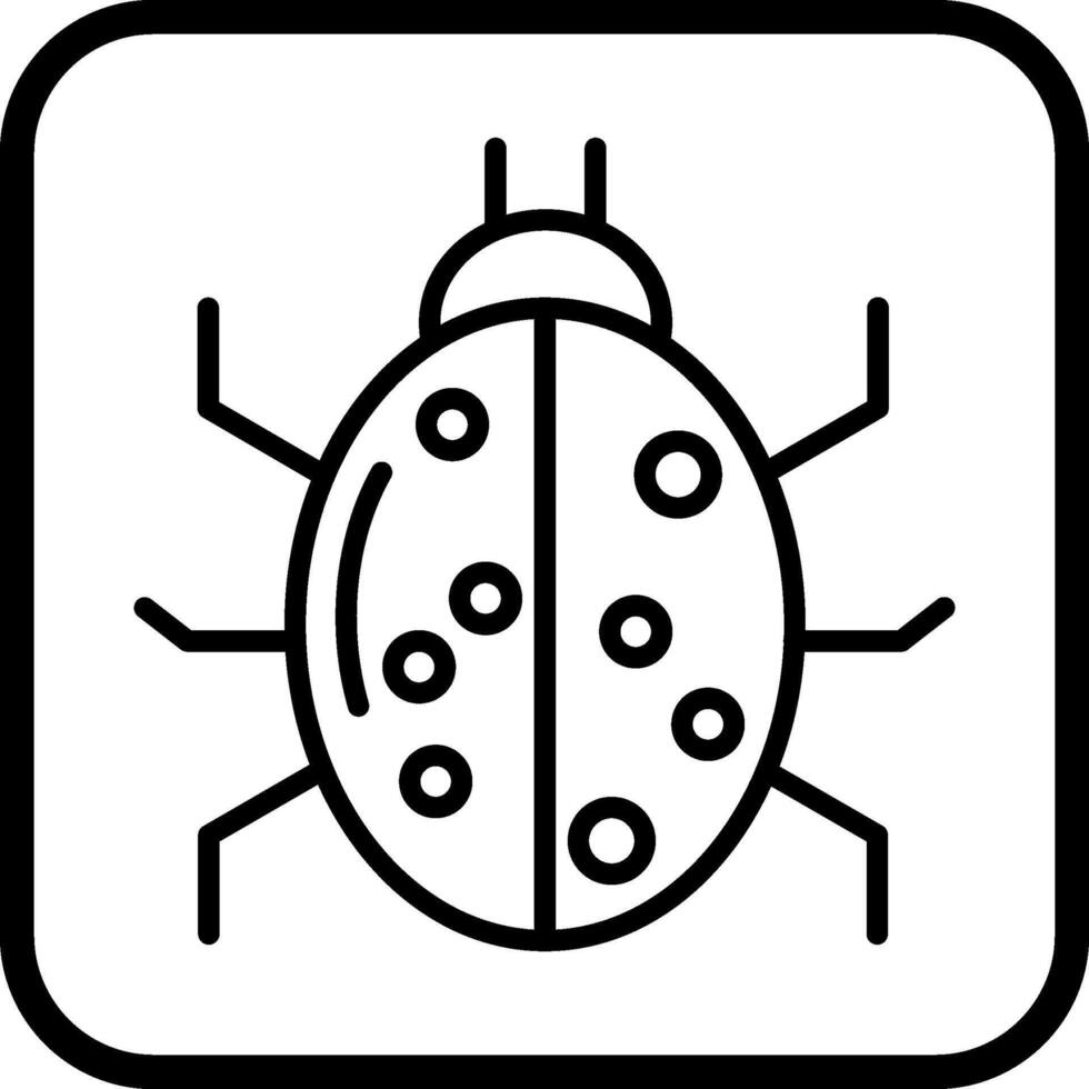 icono de vector de insecto