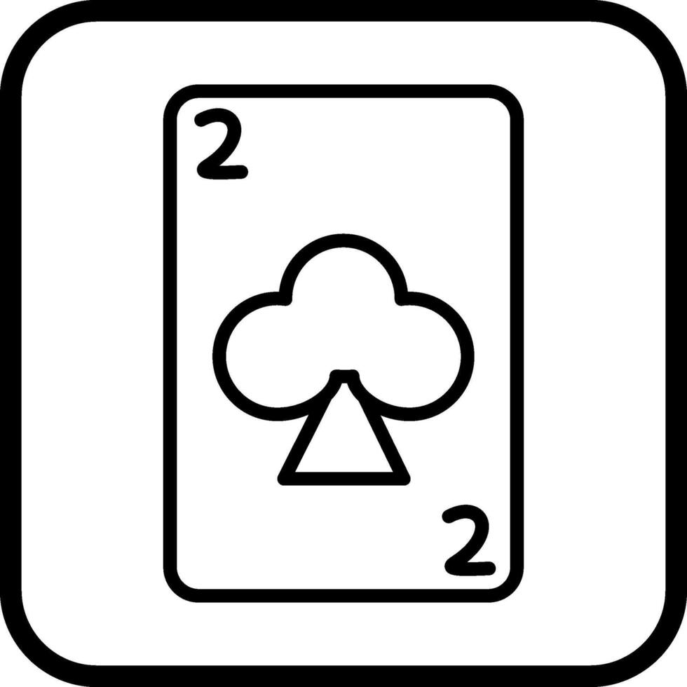 Clubs Card Vector Icon