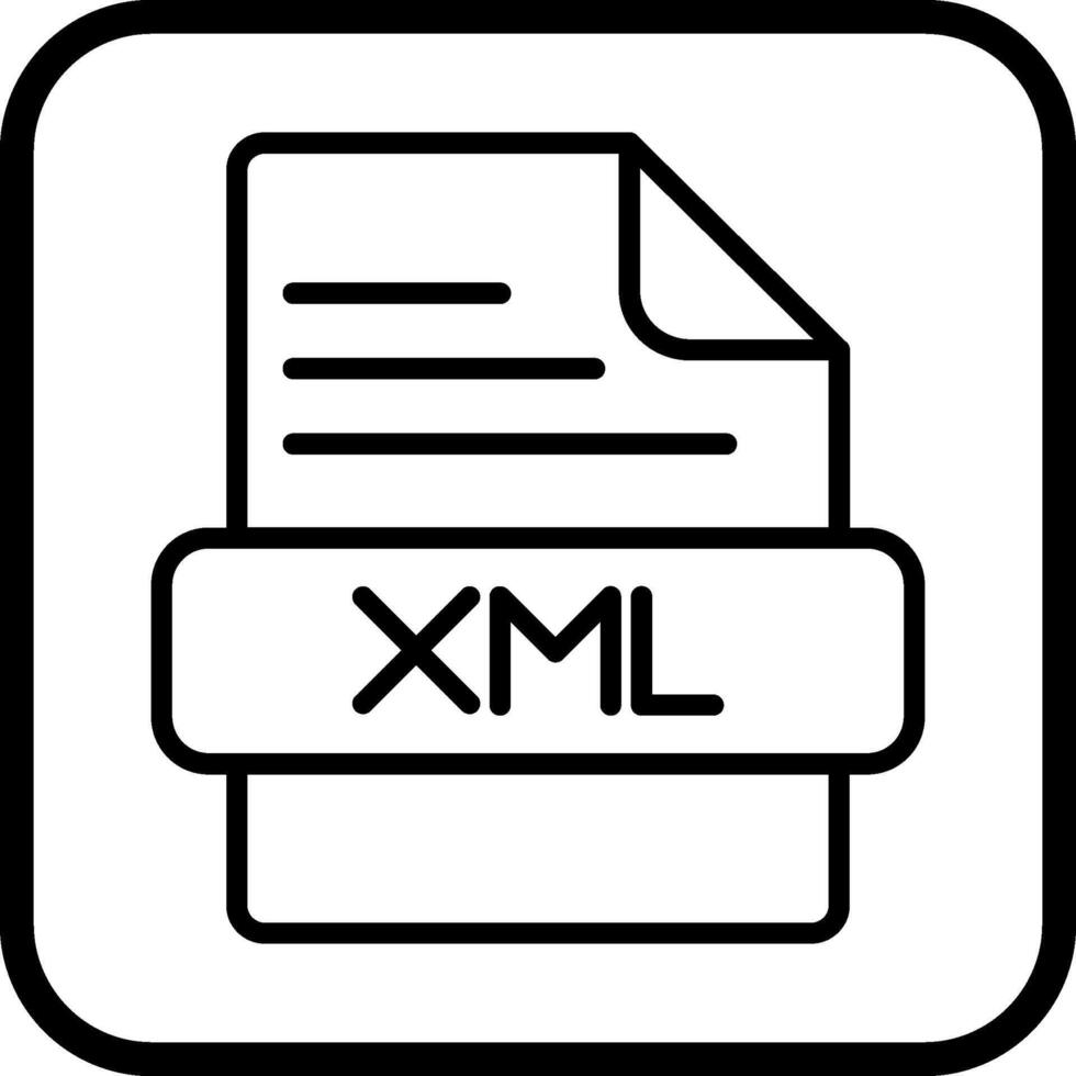 XML Vector Icon