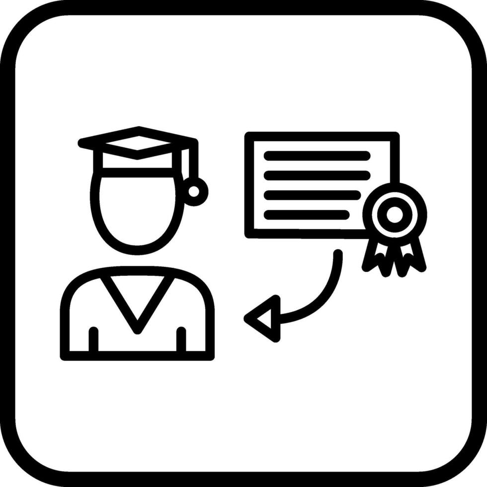 Receiving Degree Vector Icon