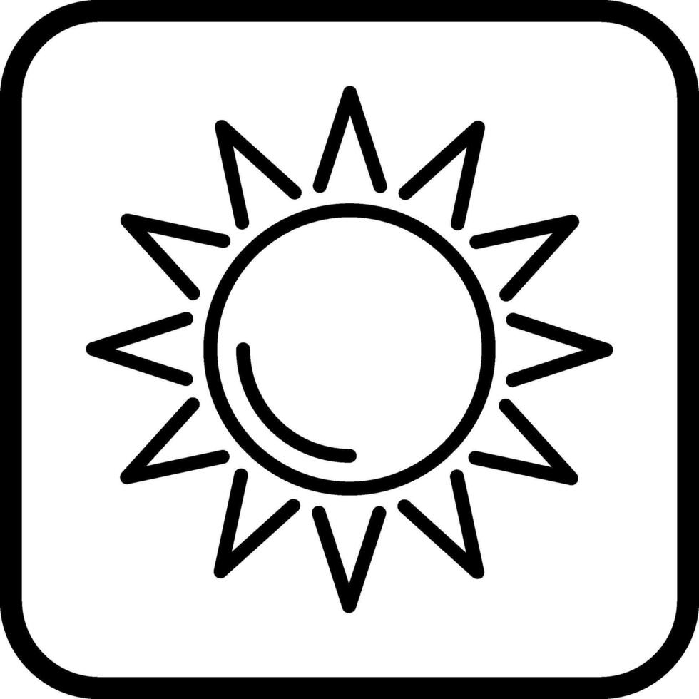 Sun I Vector Icon