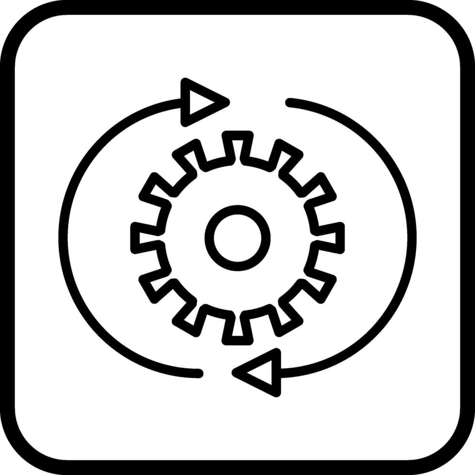 icono de vector de configuración de conversión