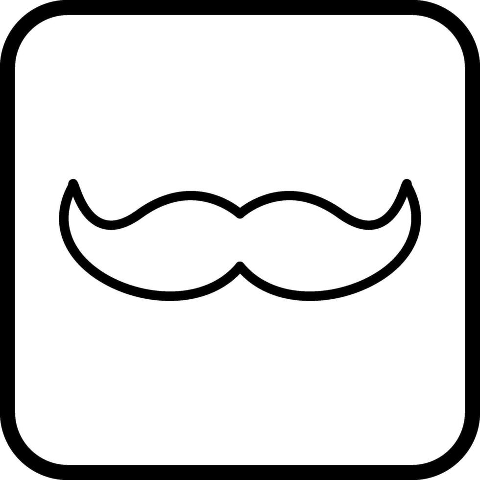 Moustache II Vector Icon