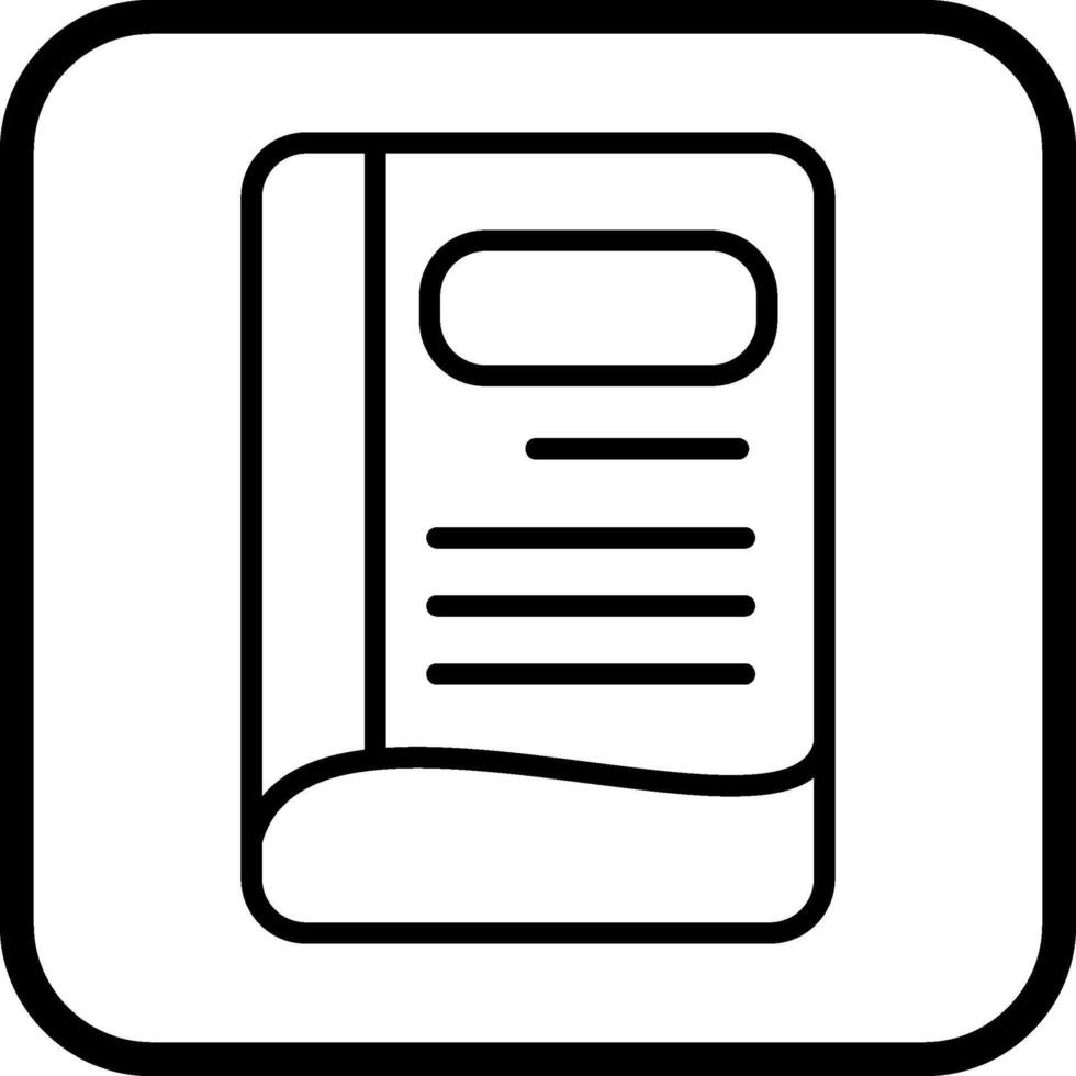 Notebook Vector Icon