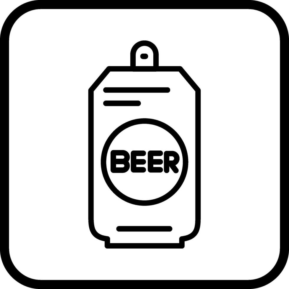 Beer Can II Vector Icon