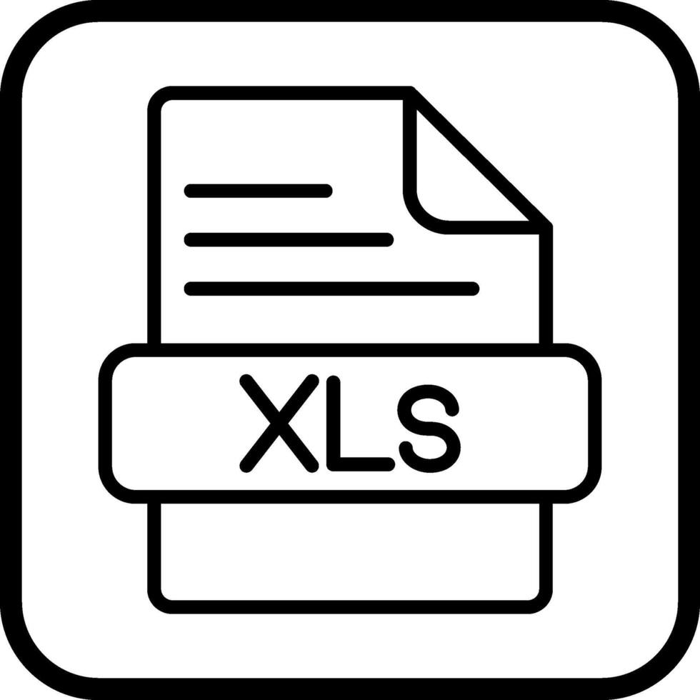 icono de vector xls