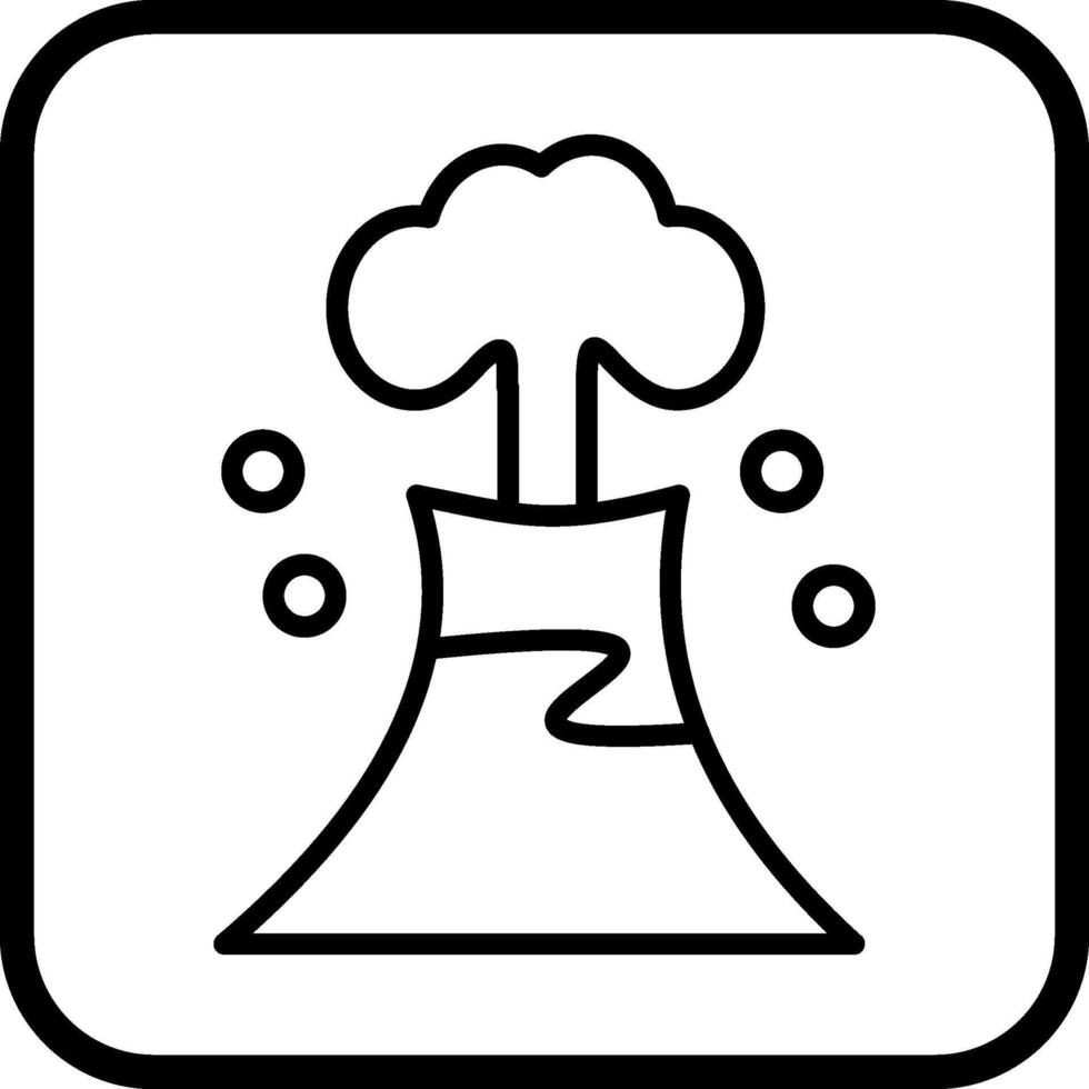 Volcano Vector Icon