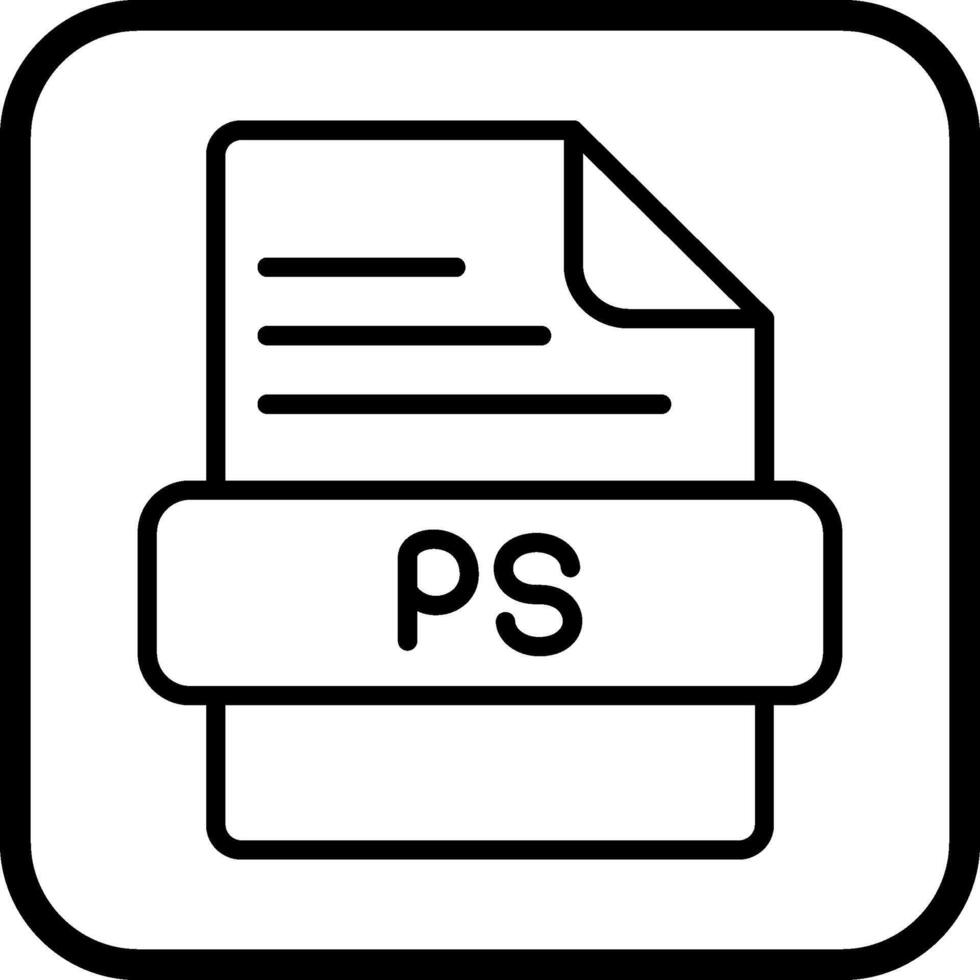 PS Vector Icon