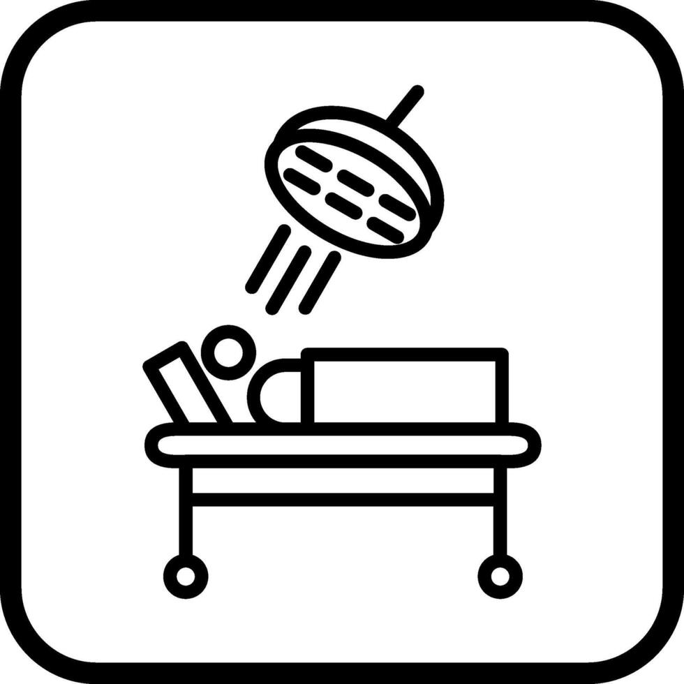 Operating Room Light Vector Icon