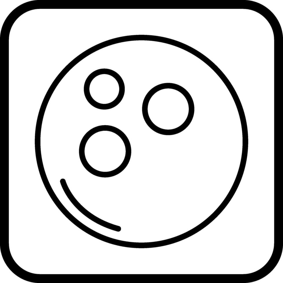 Bowling Ball Vector Icon