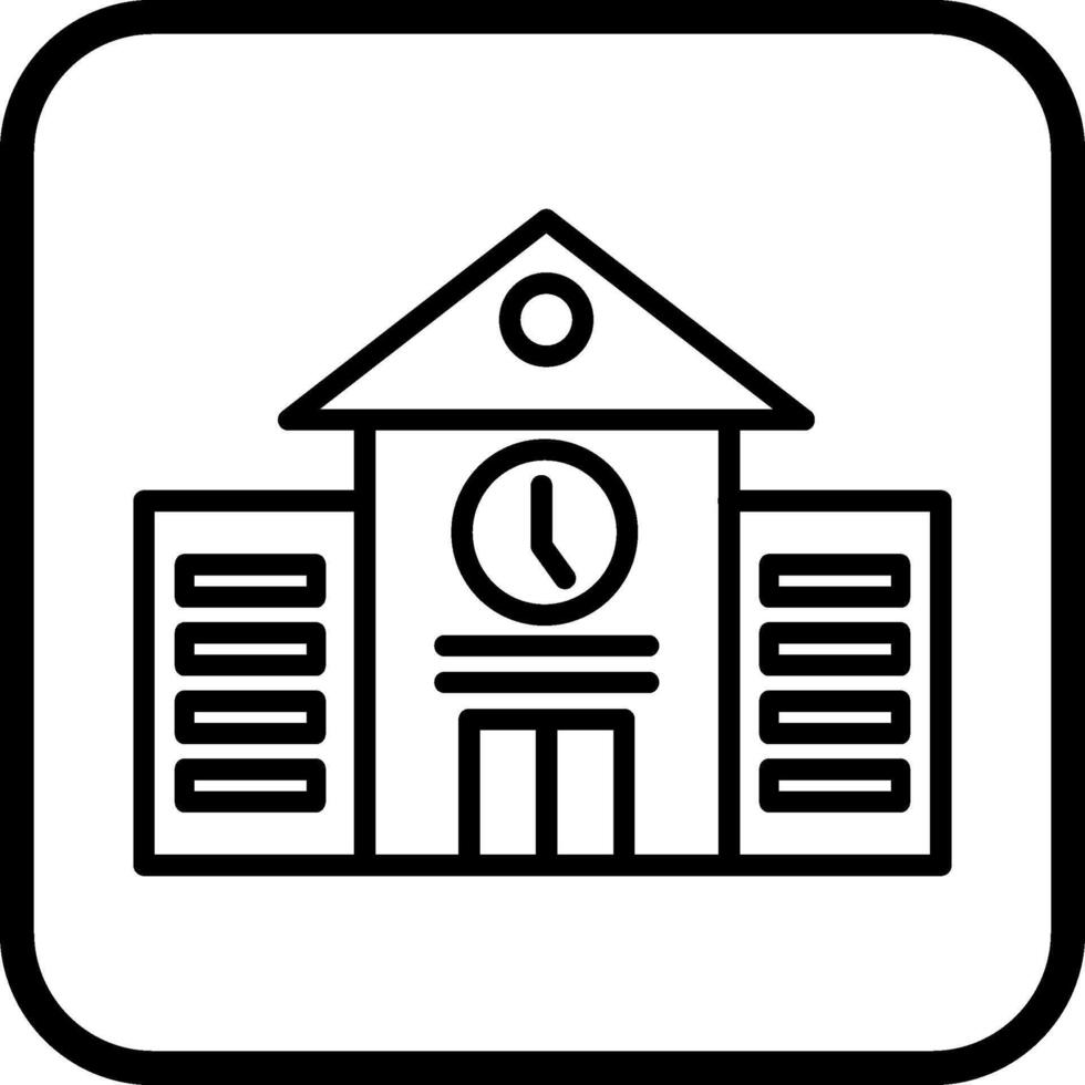 University Campus Vector Icon