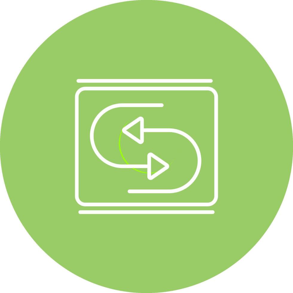 Reverse Arrow Vector Icon