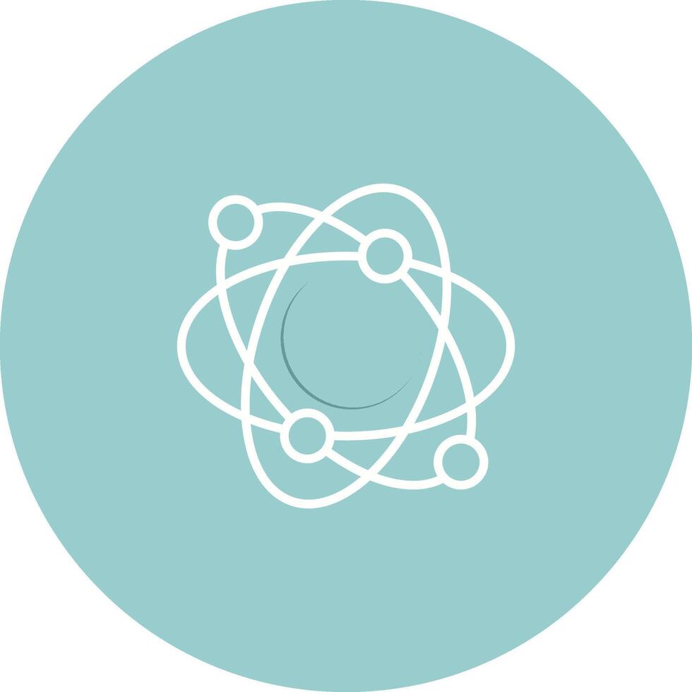 Atomic Structure Vector Icon