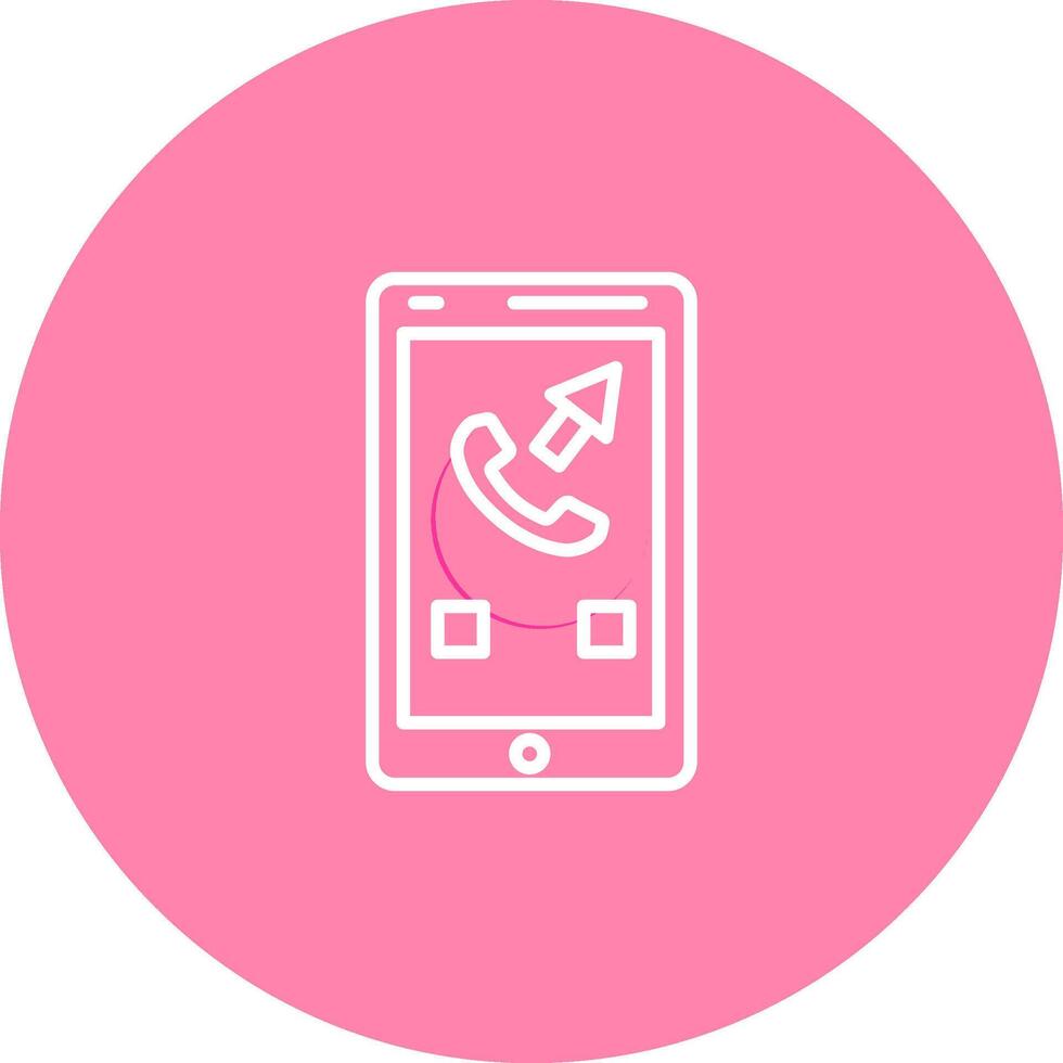 Outgoing Call Vector Icon