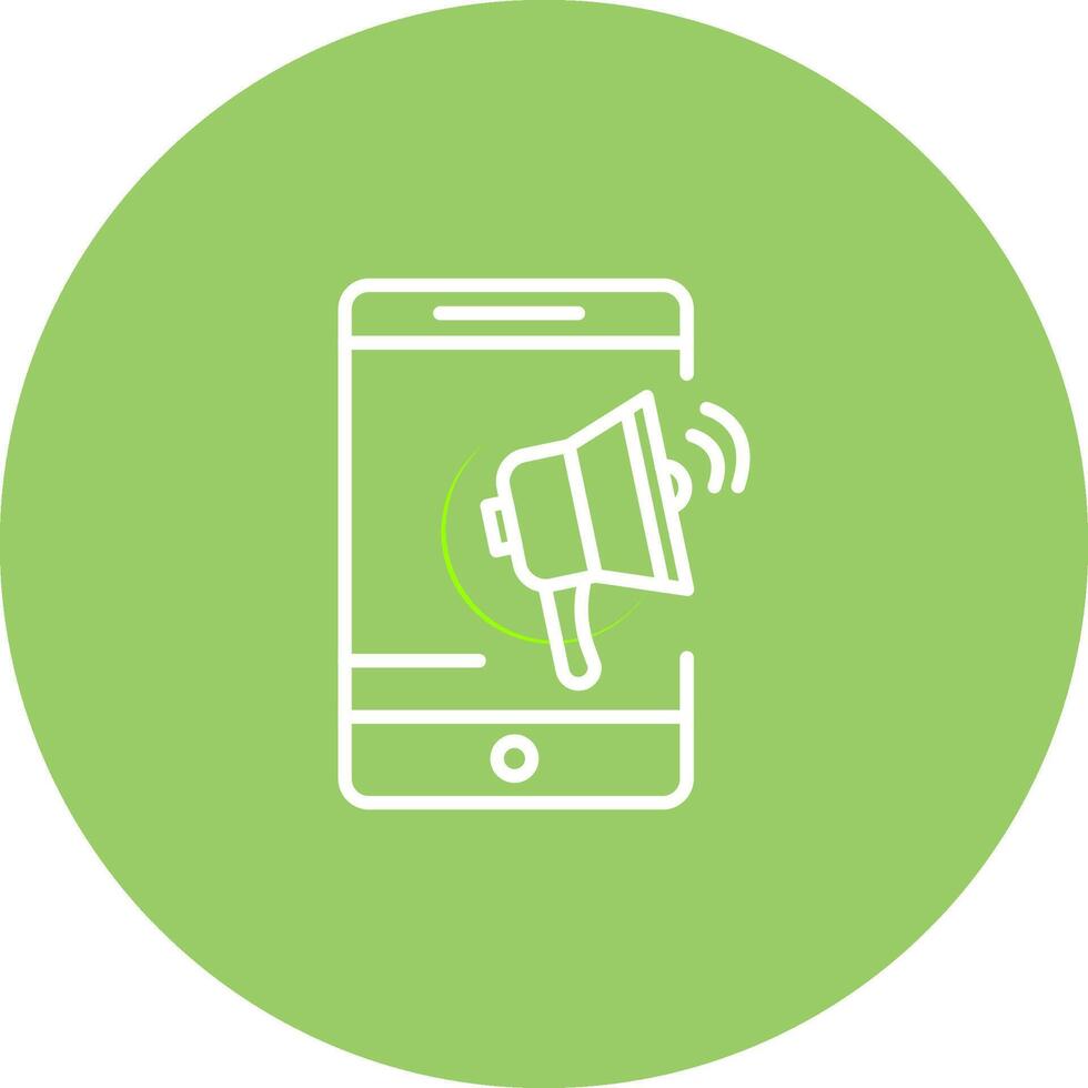 Mobile Advertising Vector Icon