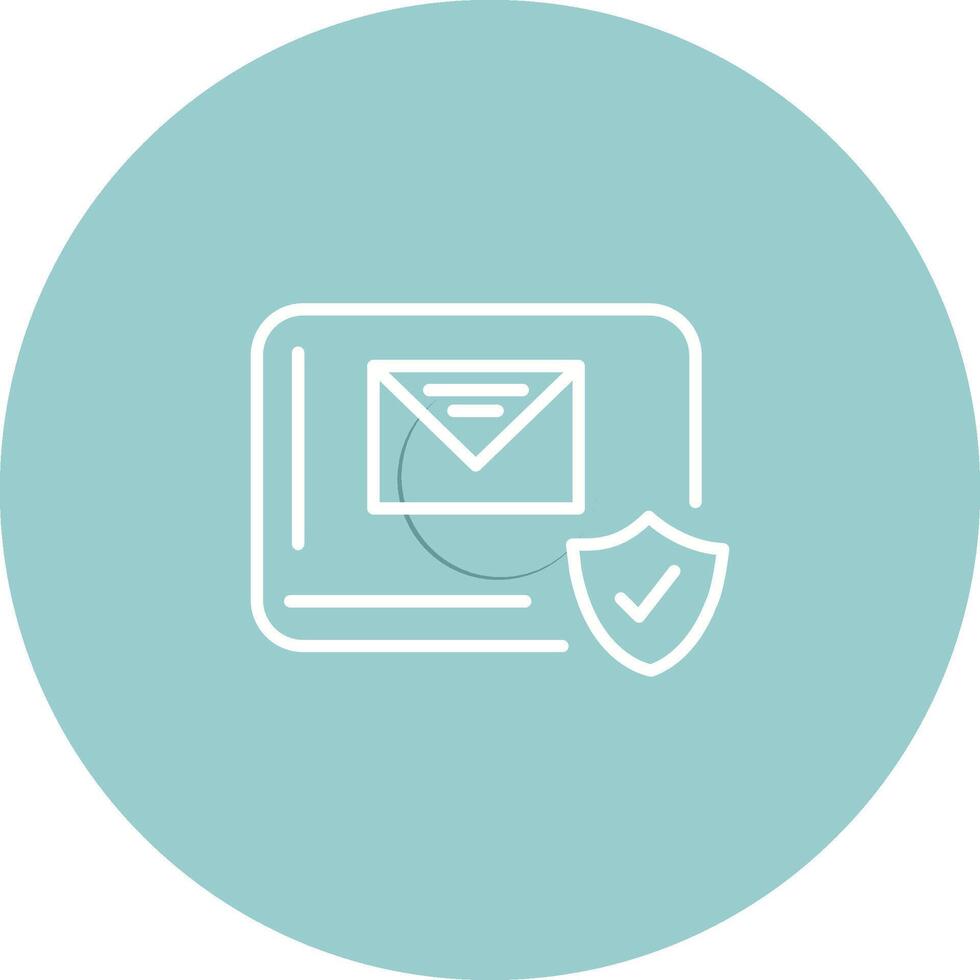 Mail Protection Vector Icon