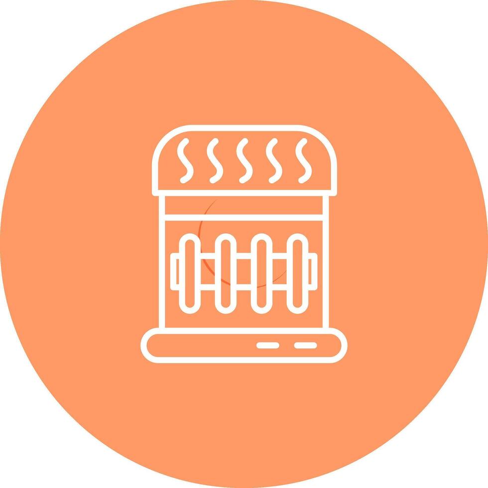 Gas Heater Vector Icon