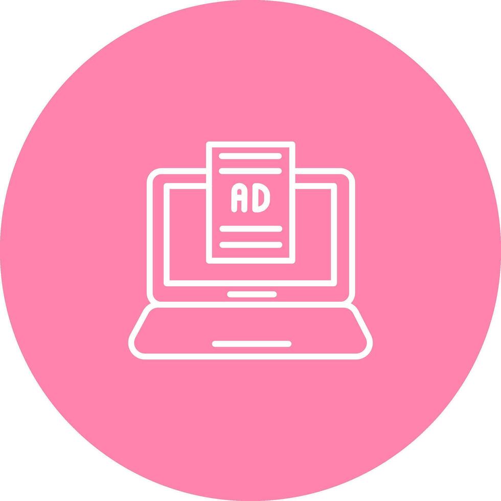 Internet Ads Vector Icon