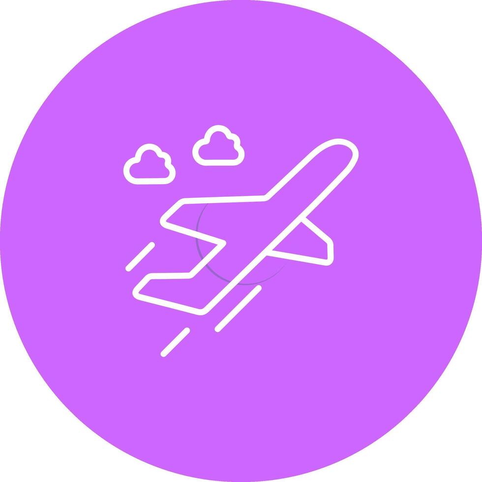 Flight Takeoff Vector Icon