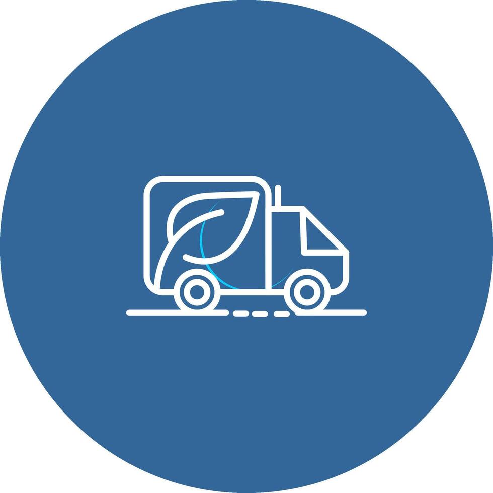 Eco friendly Truck Vector Icon