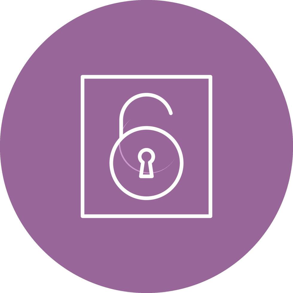 Open Lock I Vector Icon