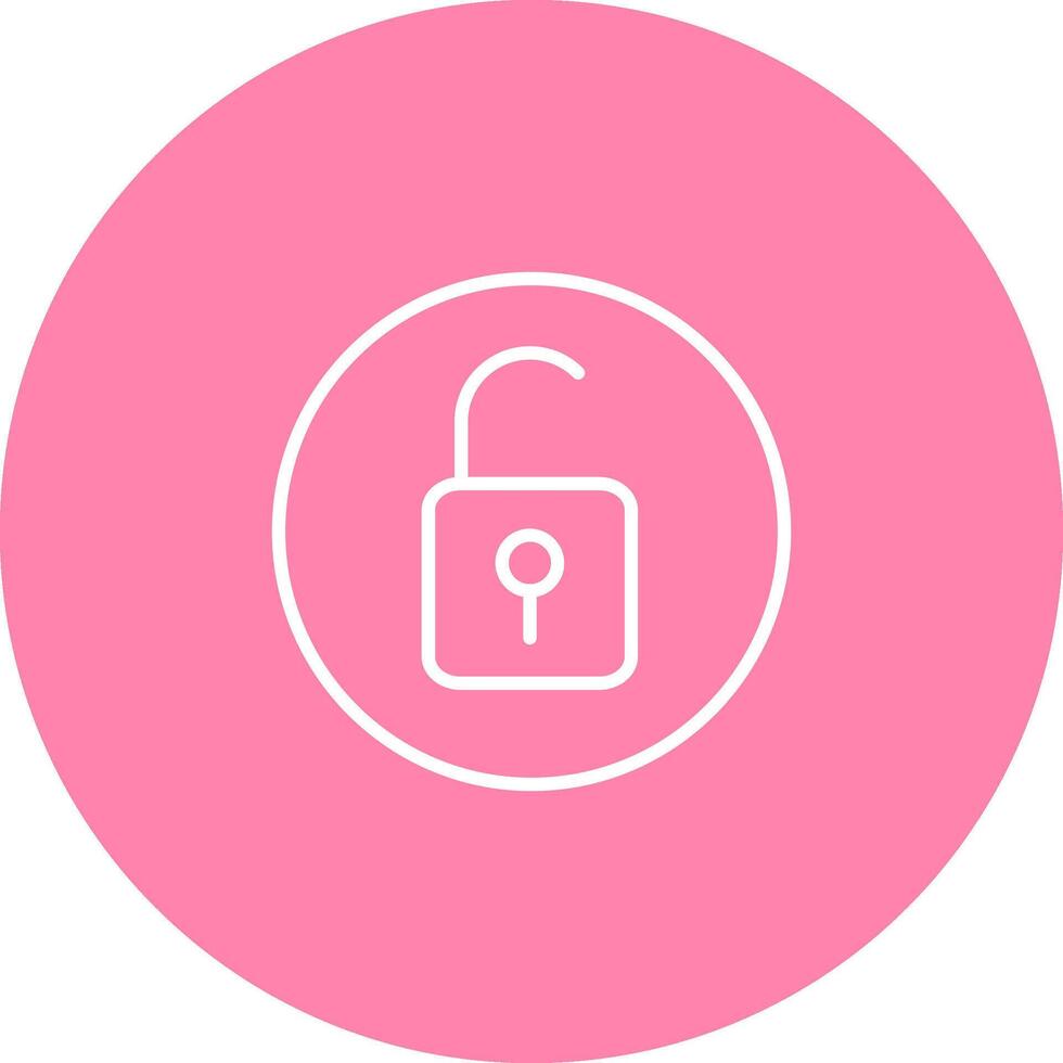 Open Lock II Vector Icon