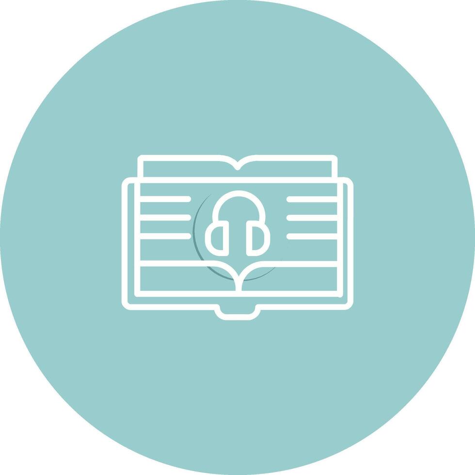 Audio Book Vector Icon