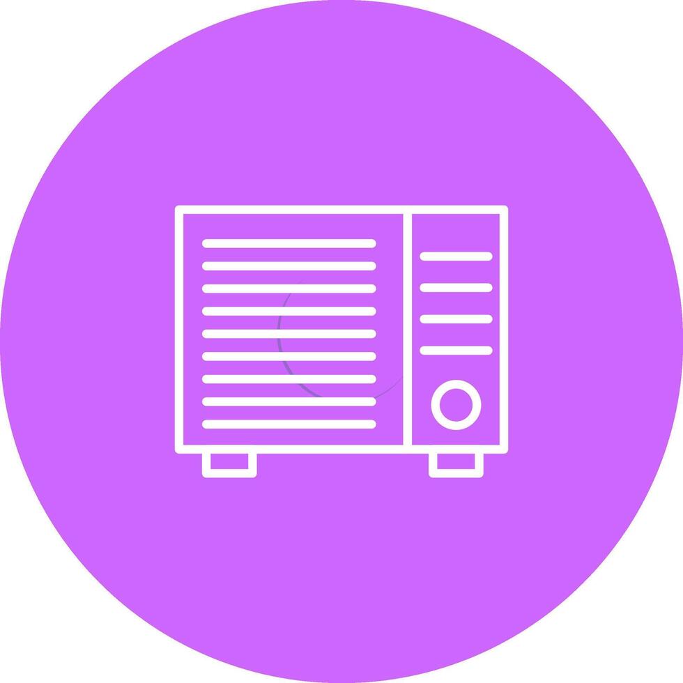 AC Window Unit Vector Icon