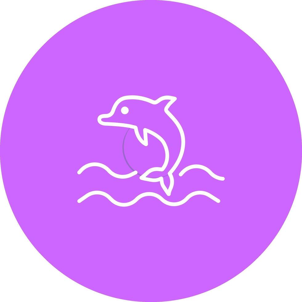 Dolphin Vector Icon