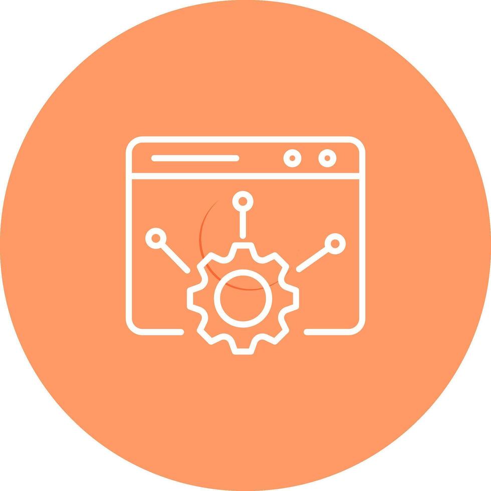 Web Setting Vector Icon