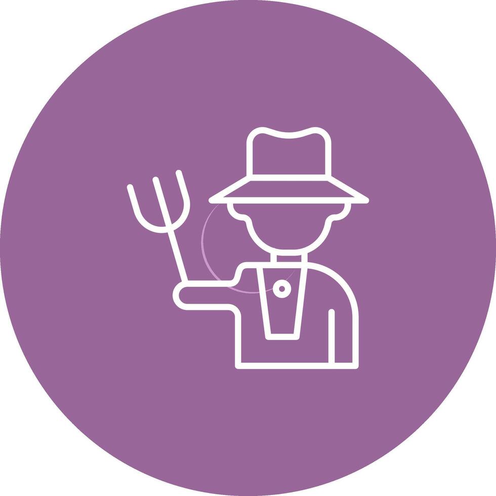 Farmer Vector Icon