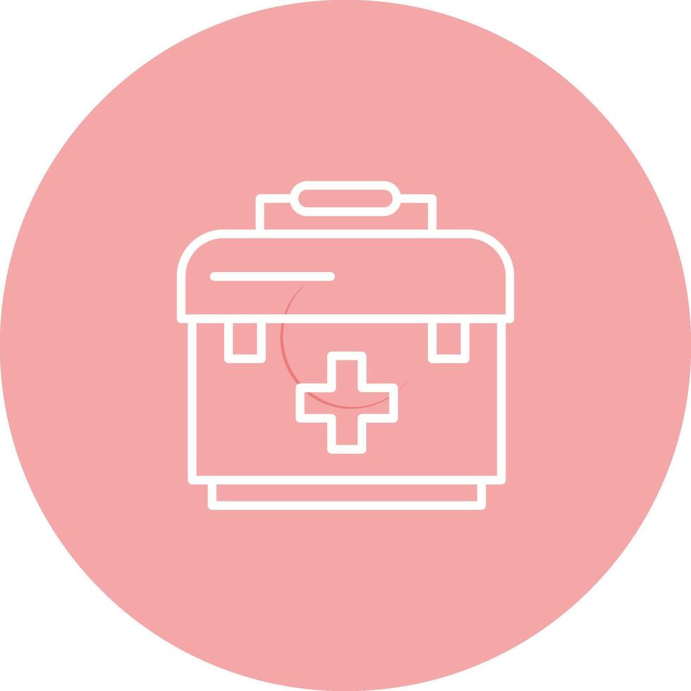 First Aid Bag Vector Icon