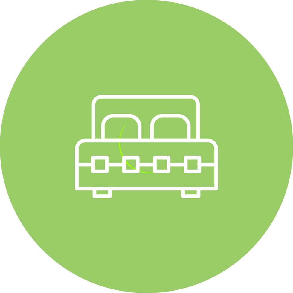 Double Bed I Vector Icon