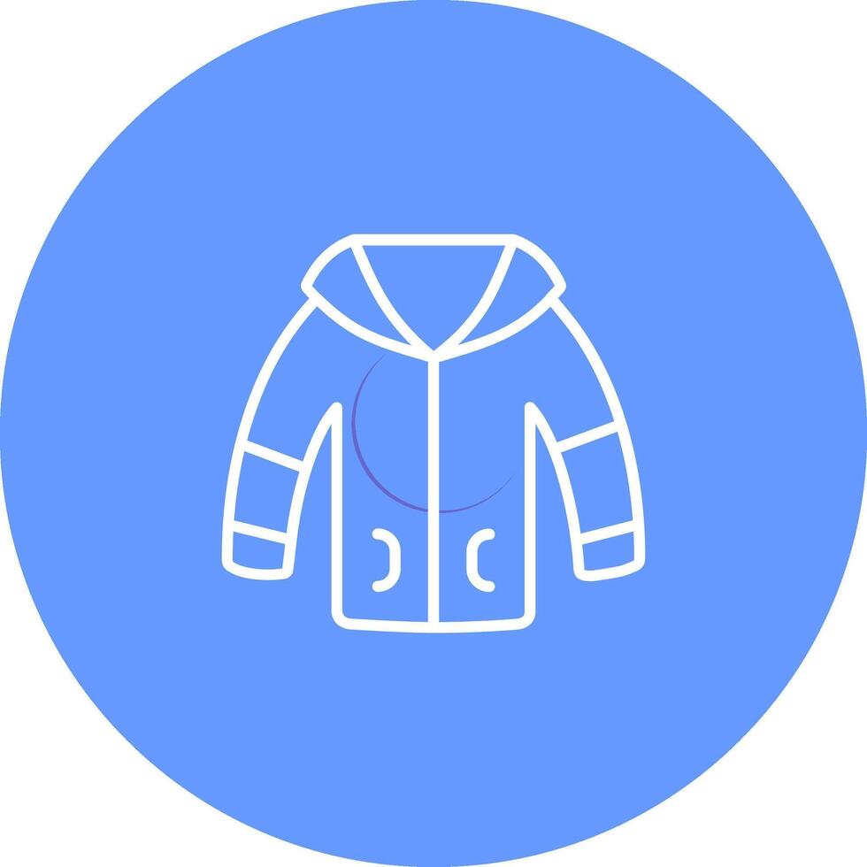 Winter Jacket Vector Icon