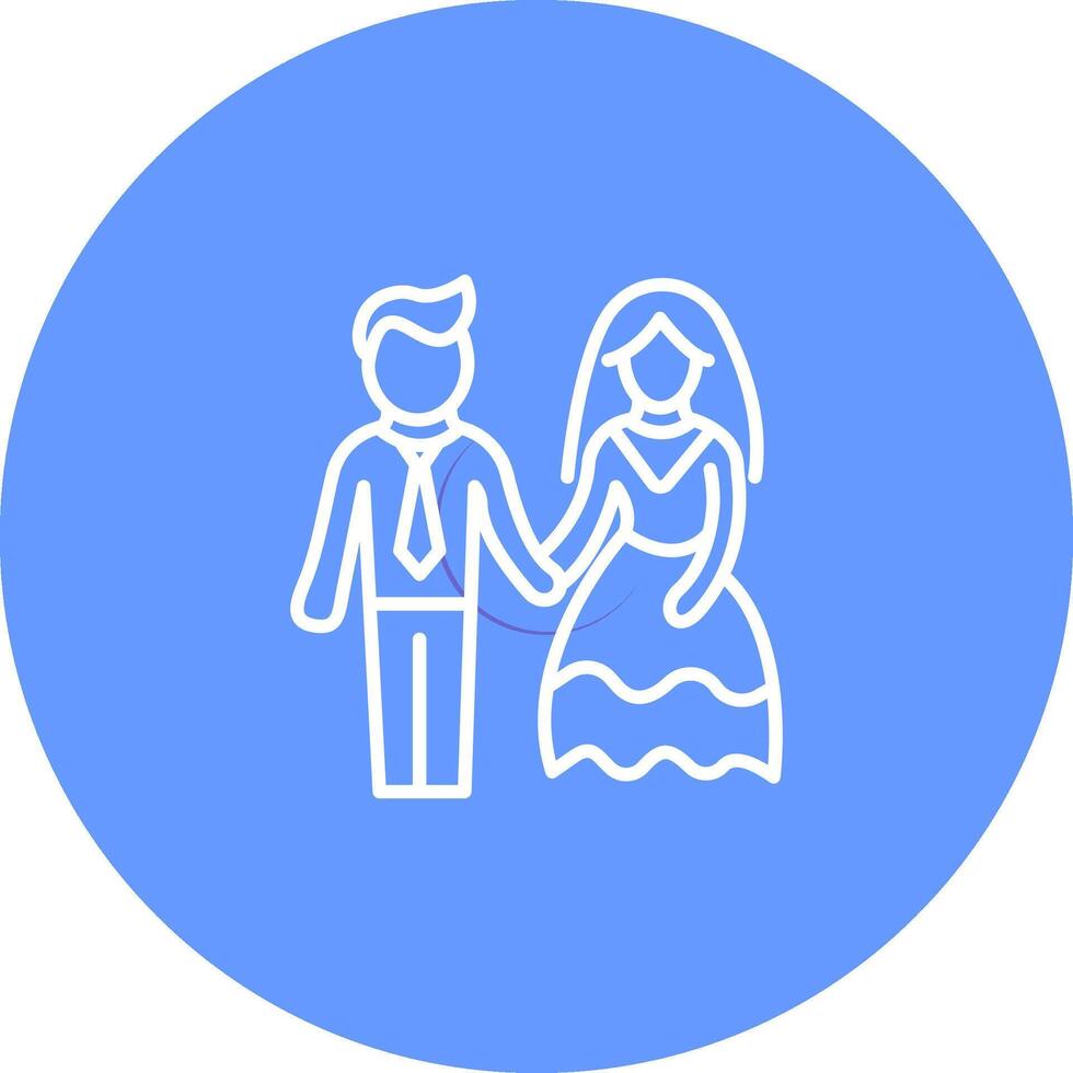 icono de vector de pareja