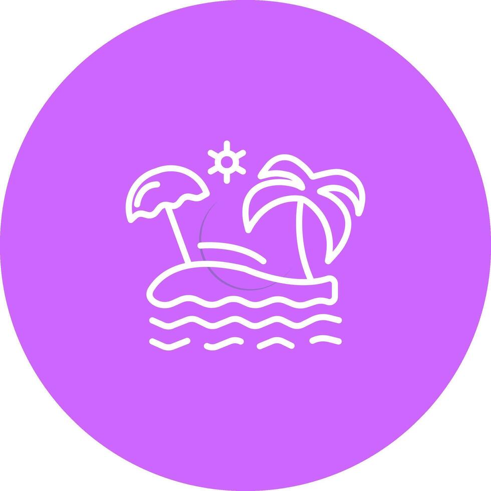 Beach Vector Icon