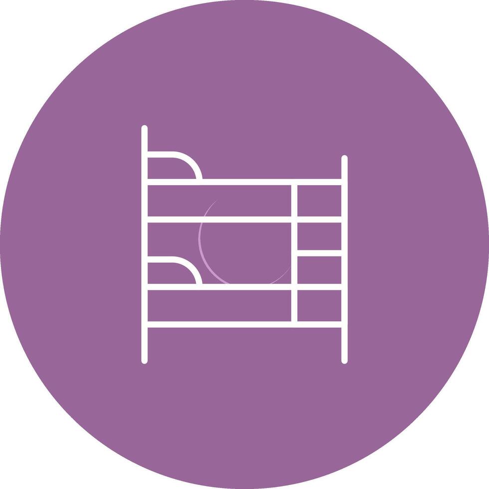 Bunk bed Vector Icon