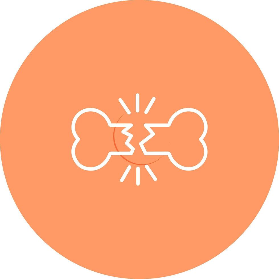 Bone Fracture Vector Icon