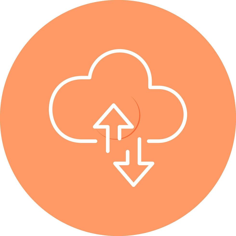 Cloud Computing Vector Icon
