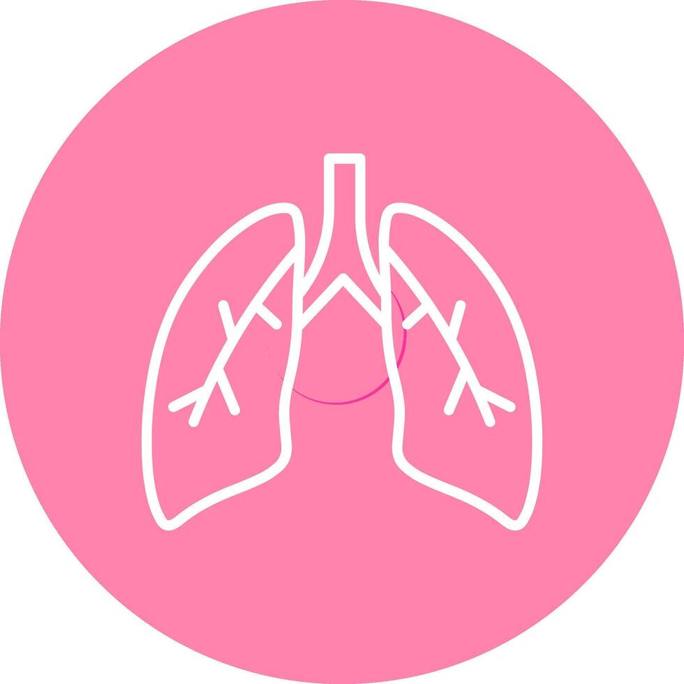 Lungs Vector Icon