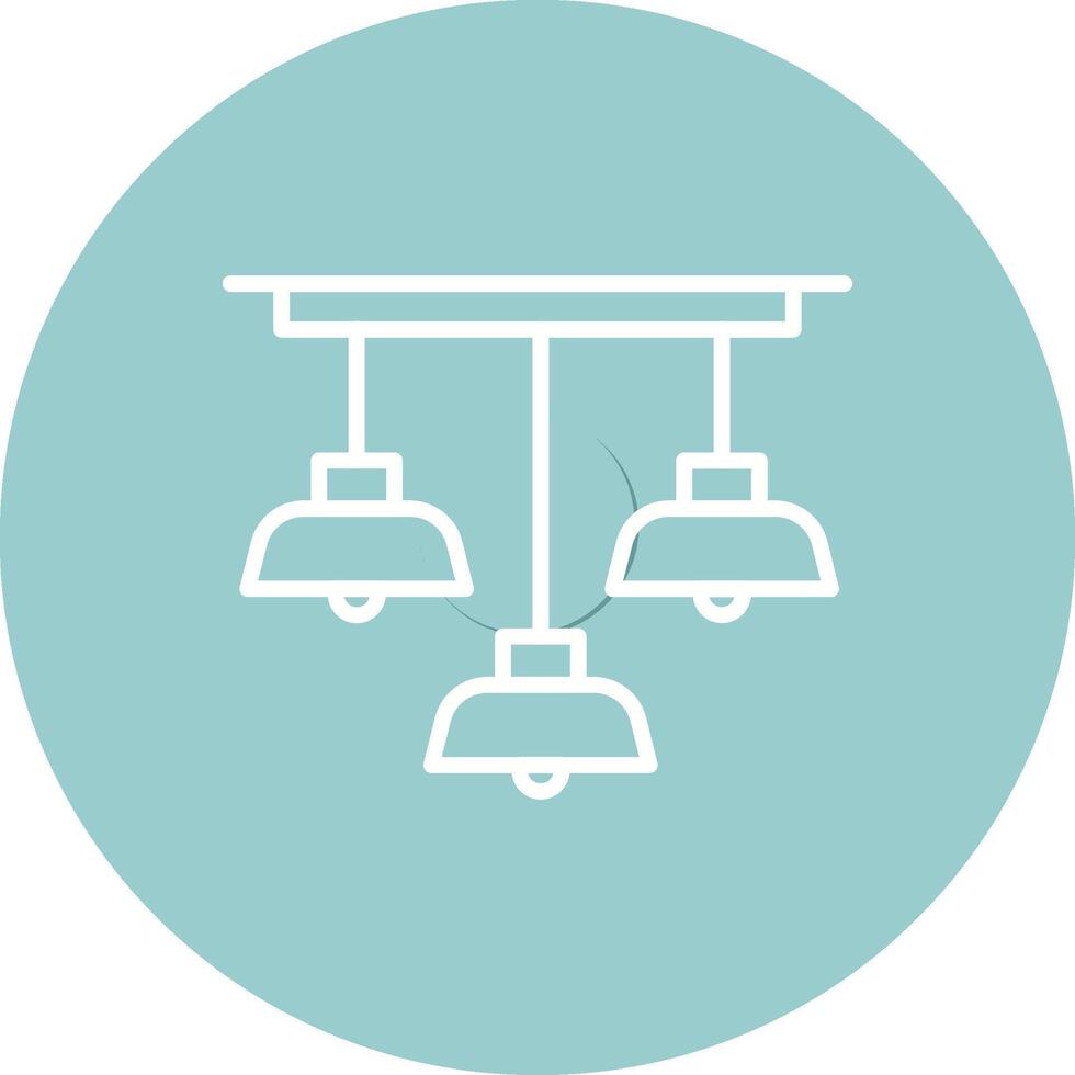 Overhead Light Vector Icon